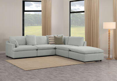 SUNNI FABRIC - 5 Piece Lounge Setting
