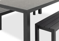 LA PALOMA - 3 Piece Outdoor Dining Table With Naviti Bench Setting LA PALOMA
