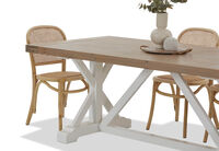 NORMANDY - 7 Piece Dining Suite with Toulouse Dining Chairs. NORMANDY