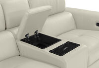 SINATRA LEATHER - Media 2 Seater with Inbuilt Electric Recliners SINATRA LEATHER