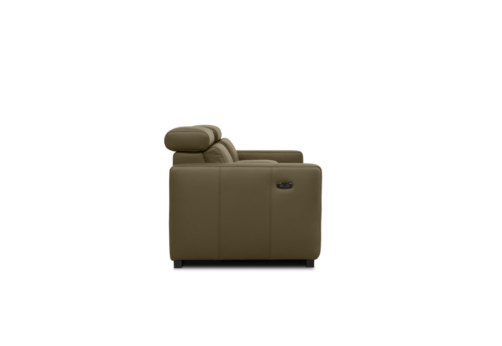 DAMIAN LEATHER - 2 Seater Sofa with 2 inbuilt Electric Recliners DAMIAN LEATHER