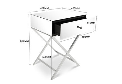 RONDA - 1 Drawer Bedside