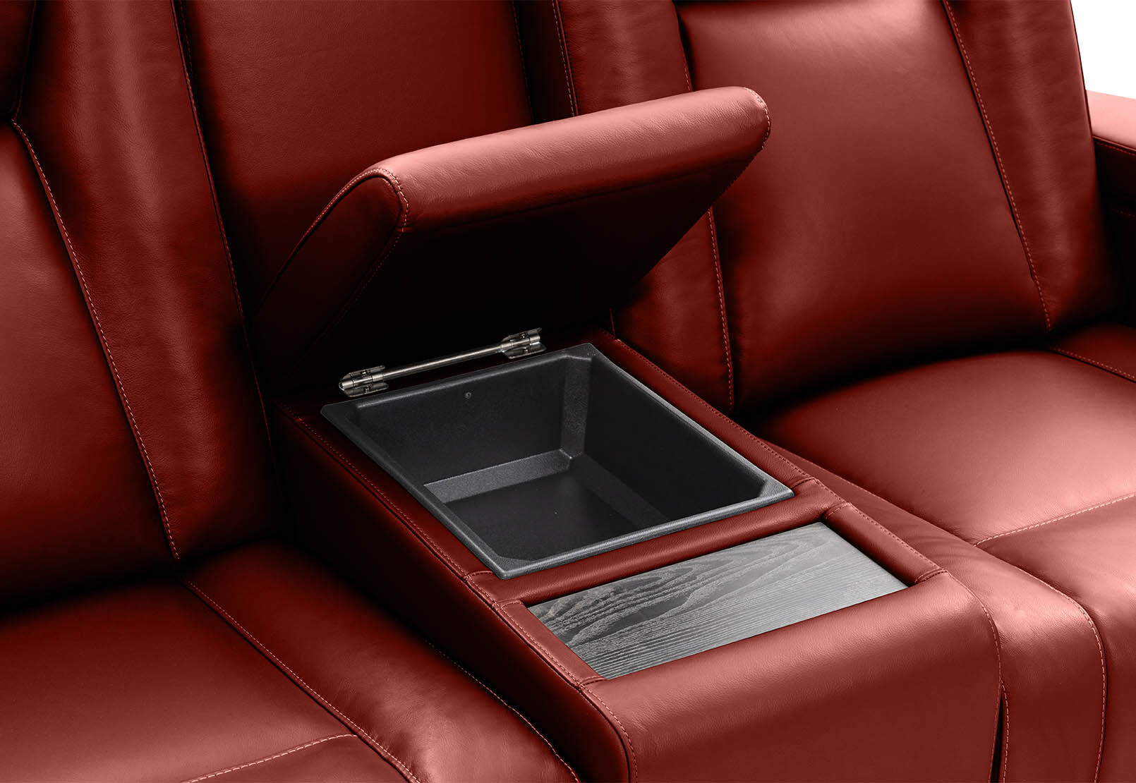 SENTINAL MK2 LEATHER - 2 Seater with 2 Electric Recliners and Console SENTINAL MK2 LEATHER