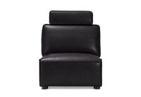 BARTELLE LEATHER - Modular Armless Chair BARTELLE LEATHER