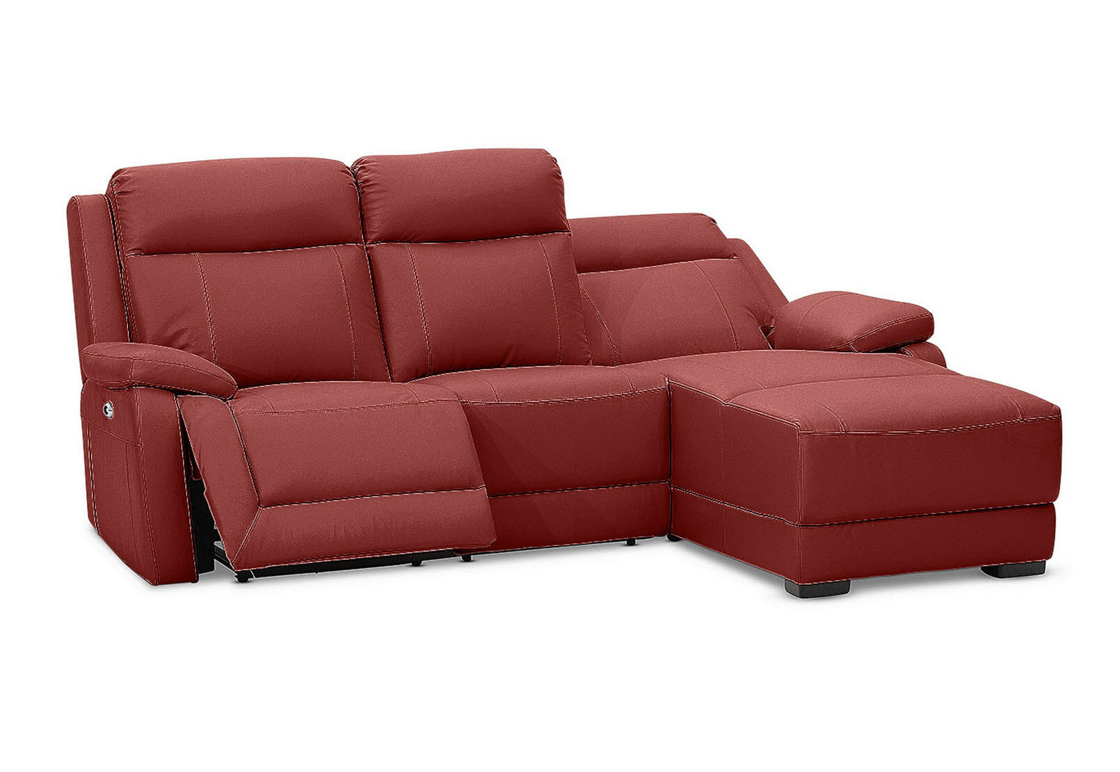 SAN MARCO - Leather 3 Seater Right-Hand Facing Chaise SAN MARCO