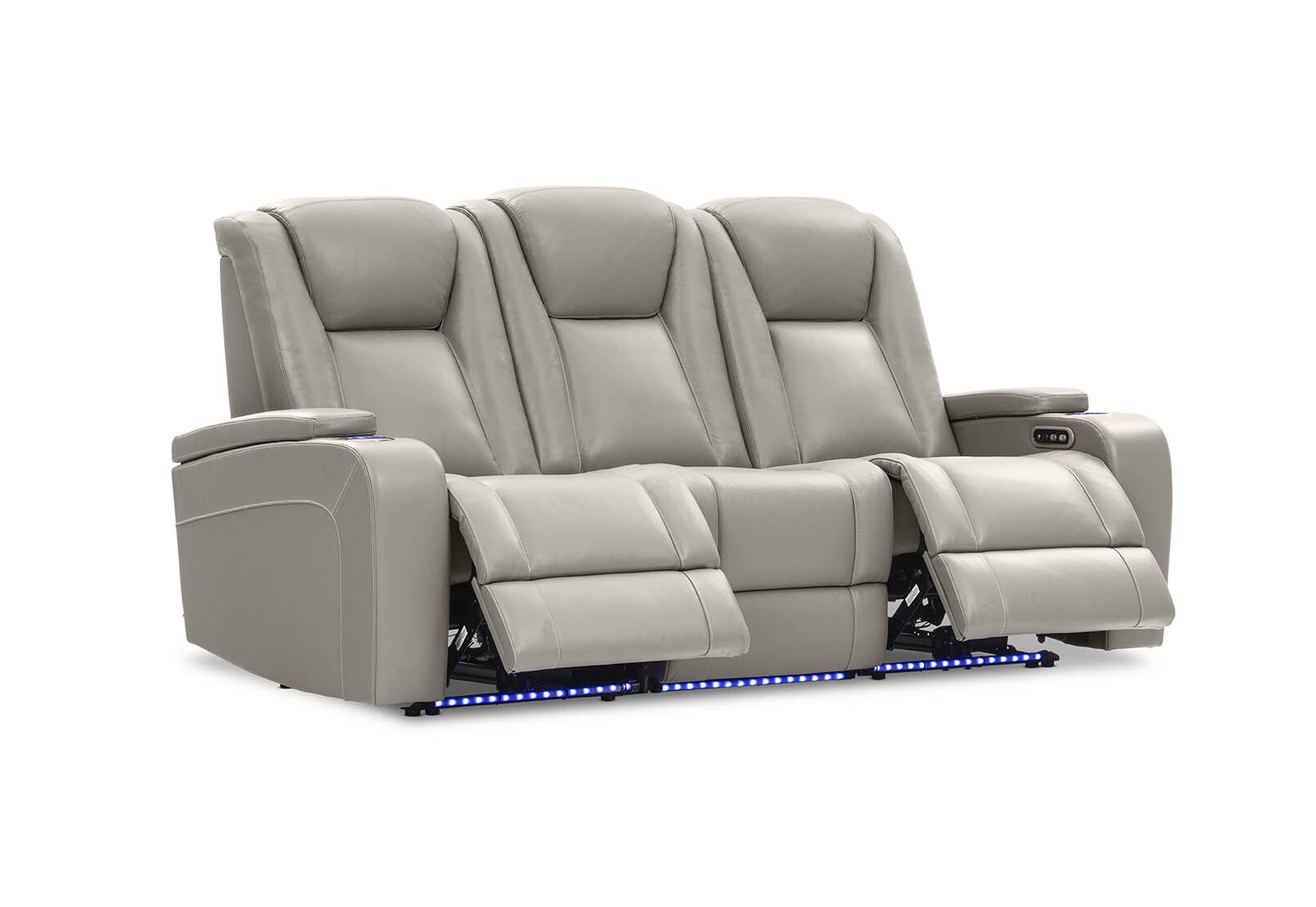 SENTINAL MK2 LEATHER - 3 Seater with 2 Electric Recliners SENTINAL MK2 LEATHER