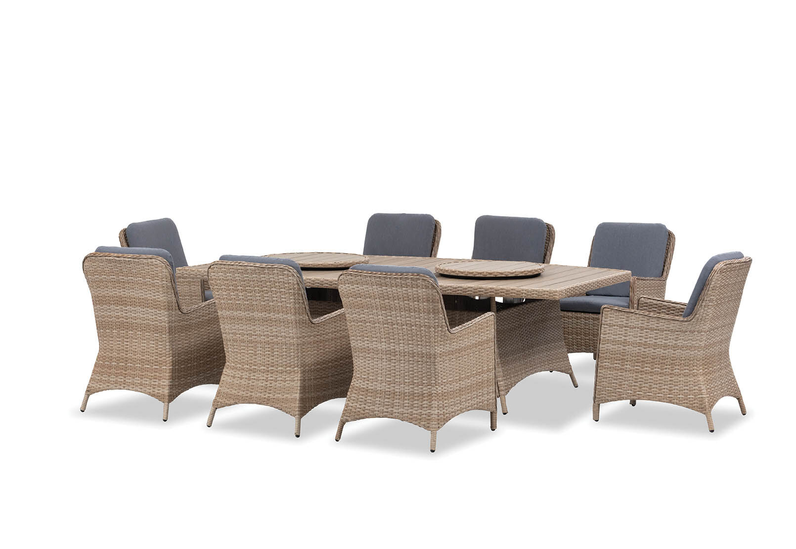 LUAU - 9 Piece Outdoor Dining Setting LUAU