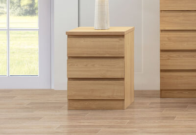 HOWARD - 3 Drawer Bedside