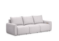 MIKAELA - 3 Seater with Sliding Electric Chaise MIKAELA