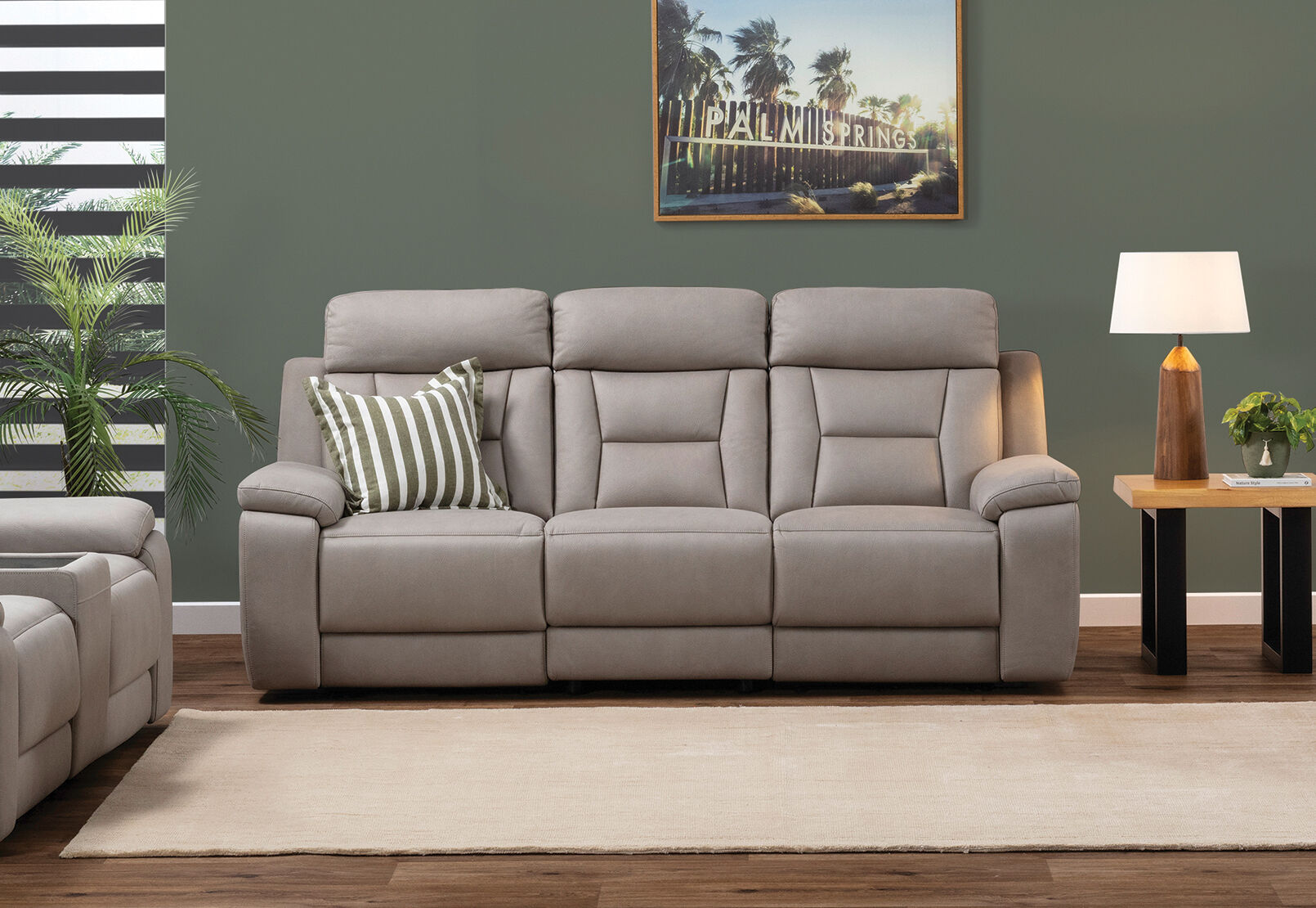 NOVAK FABRIC - 3 Seater NOVAK FABRIC