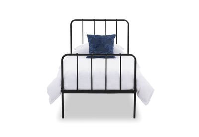 EDINBURGH - Black Single Bed