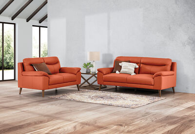 CASPIAN - Leather 2 Seat Sofa