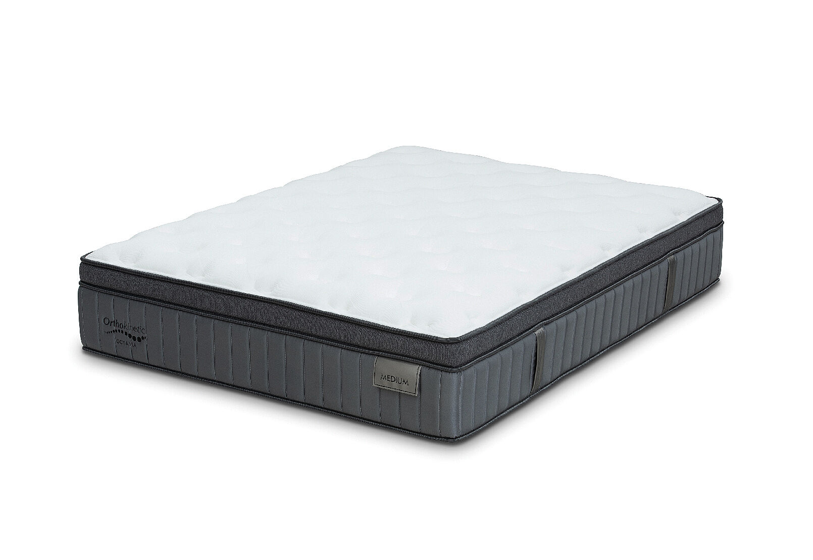 WHITE/GREY OCTAVIA MEDIUM Queen Mattress Amart Furniture