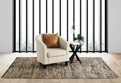 DEL RICO - Fabric Accent Chair