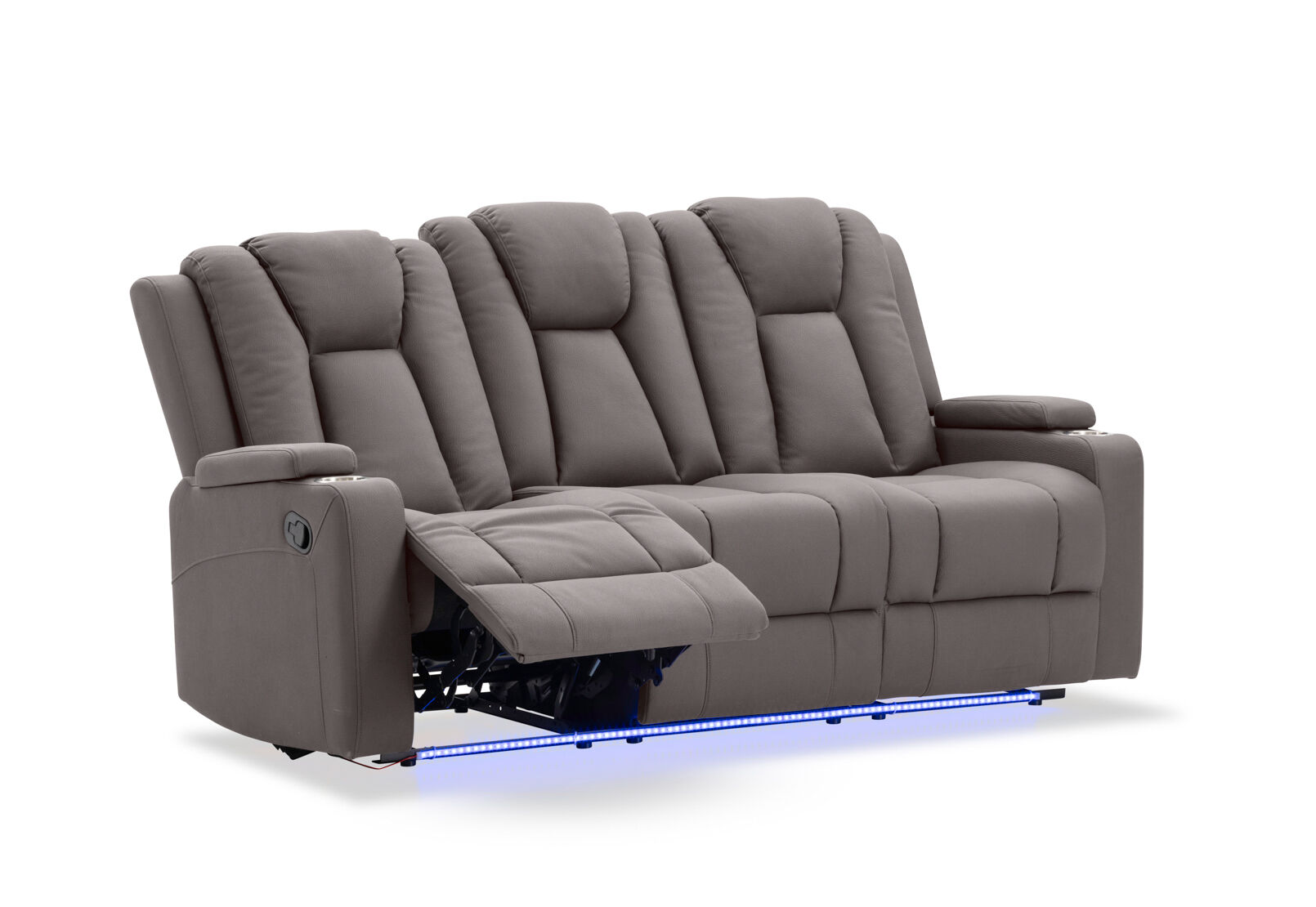 TRAVIS FABRIC - 3 Seater with Recliners TRAVIS FABRIC