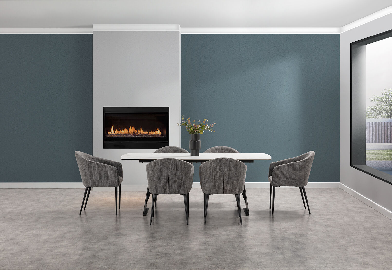 MACKINLEY - 7 Piece Dining Suite MACKINLEY
