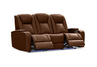 SENTINAL MK2 LEATHER - 3 Seater with 2 Electric Recliners SENTINAL MK2 LEATHER