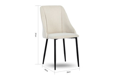 BLANKENSHIP - Set of 2 Dining Chairs