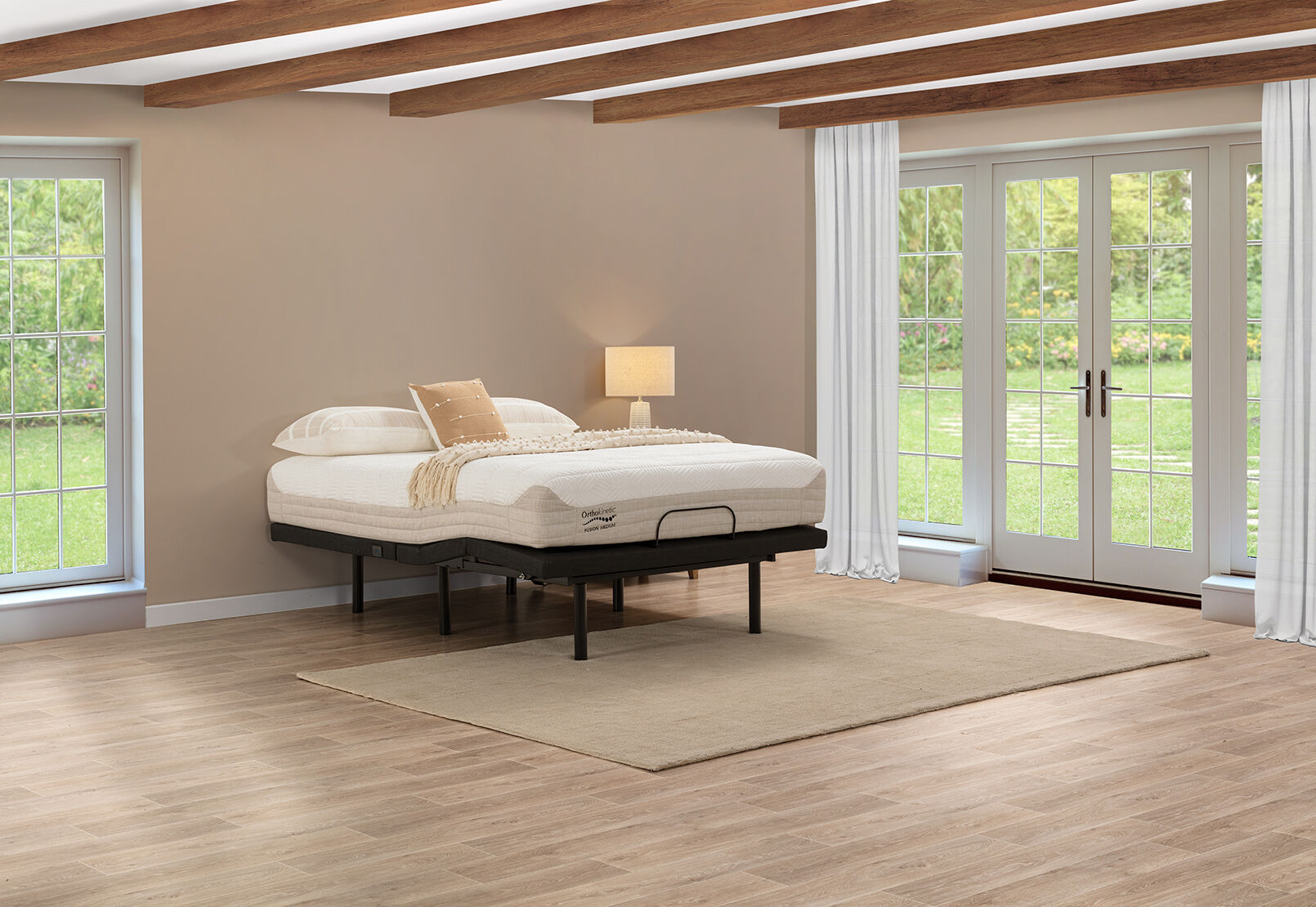 ORTHOKINETIC HYBRID FUSION MEDIUM - Queen Motion Bed Package ORTHOKINETIC HYBRID FUSION MEDIUM