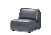 BARTELLE LEATHER - Modular Armless Chair BARTELLE LEATHER