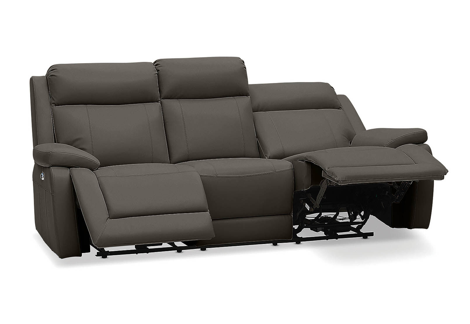SAN MARCO - Leather 3 Seater Recliner Lounge SAN MARCO