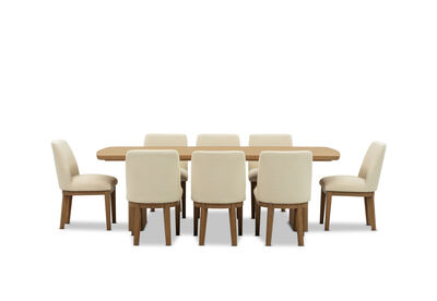 MIRAN - 9 Piece 2100 Dining Suite with Cora Chairs