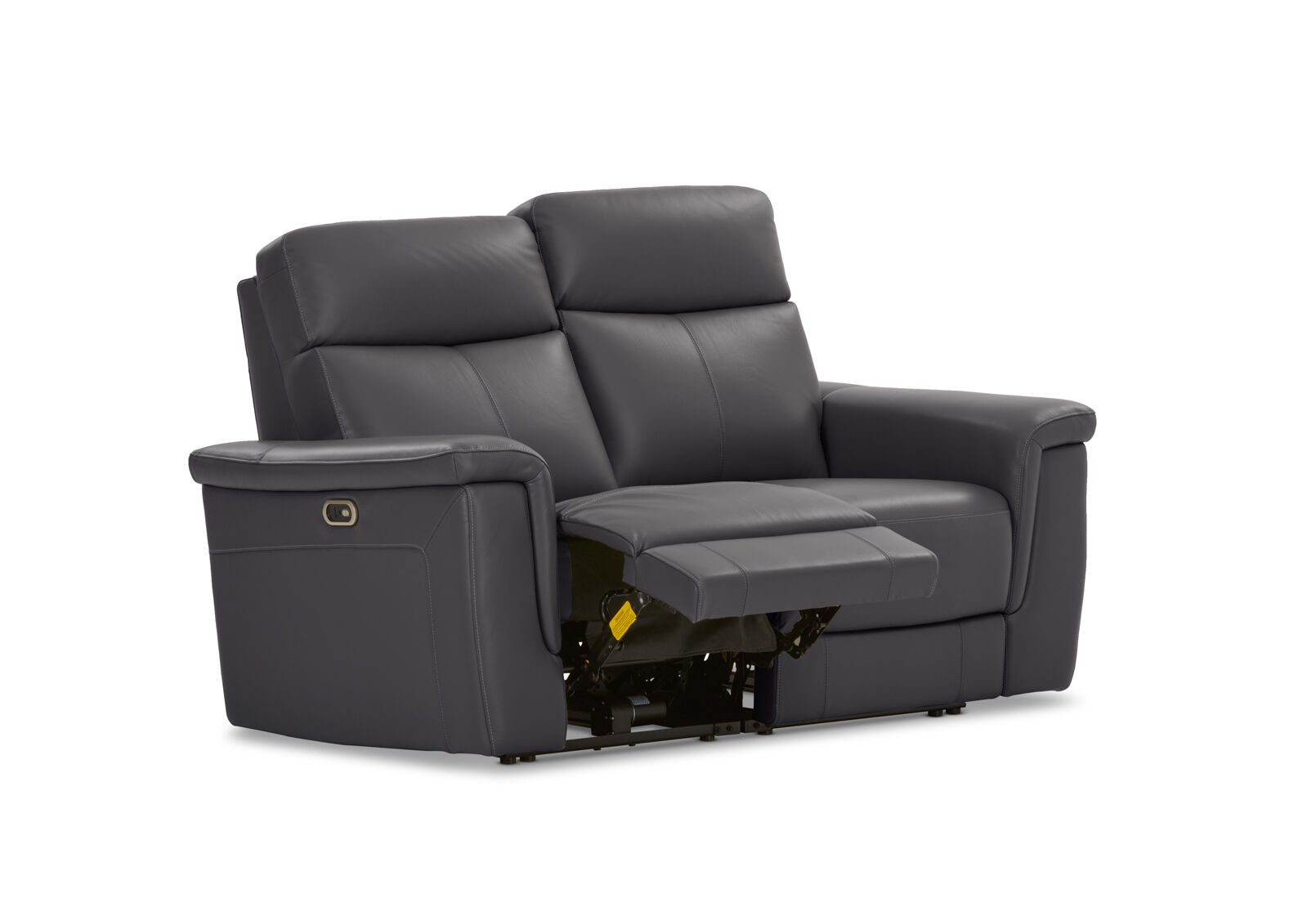 SERGIO LEATHER - 2 Seater with Electric Recliners SERGIO LEATHER