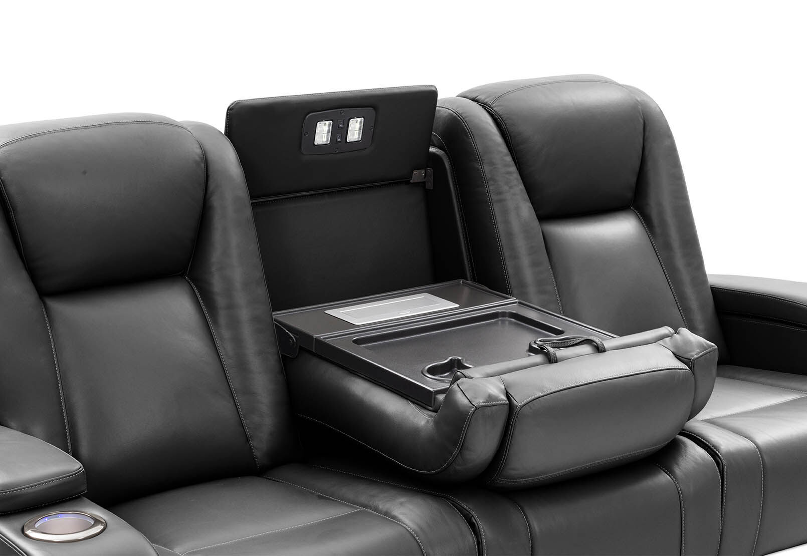 SENTINAL MK2 LEATHER - 3 Seater with 2 Electric Recliners SENTINAL MK2 LEATHER