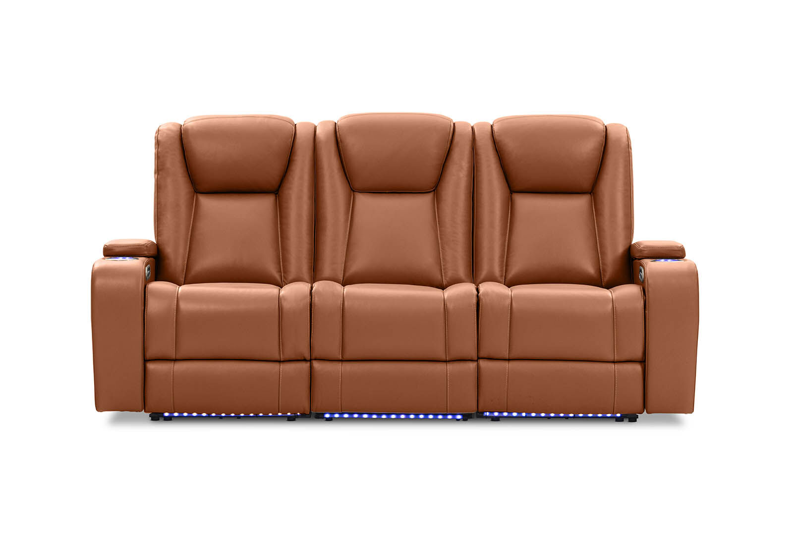 SENTINAL MK2 LEATHER - 3 Seater with 2 Electric Recliners SENTINAL MK2 LEATHER