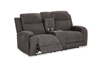 BAYTOWN FABRIC - 2 Seater Electric Recliners with Console BAYTOWN FABRIC