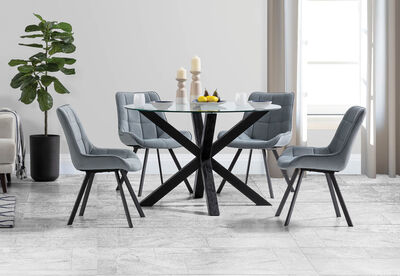PROMENADE - 5 Piece Dining Suite with Blaze Dining Chairs