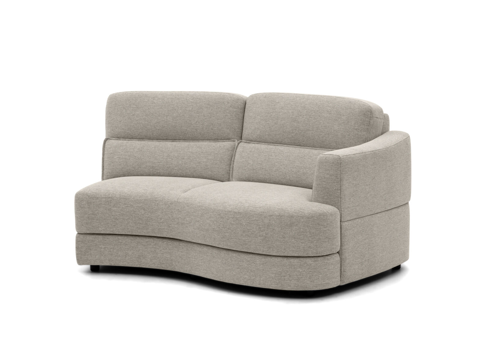 ELISEO FABRIC - 2 Seater RHF Curved Chair ELISEO FABRIC