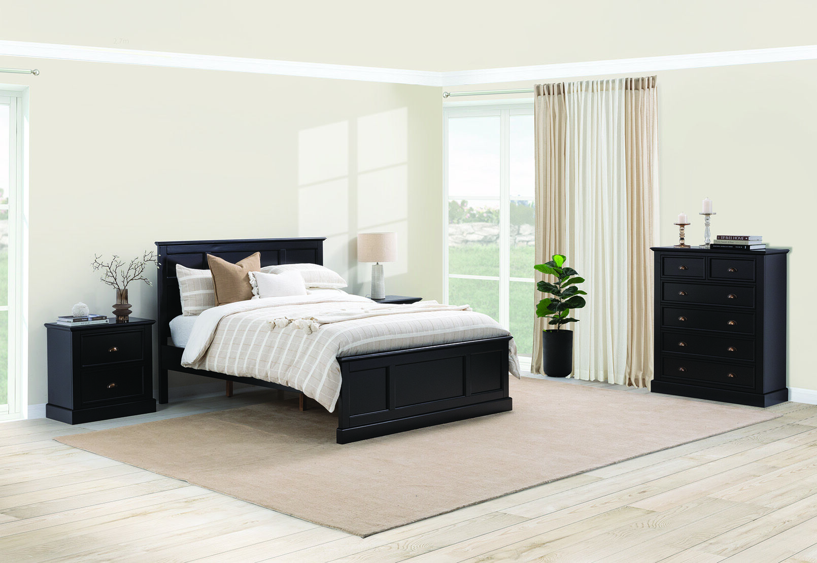 CHRYSTELLE - 6 Drawer Tall Chest CHRYSTELLE