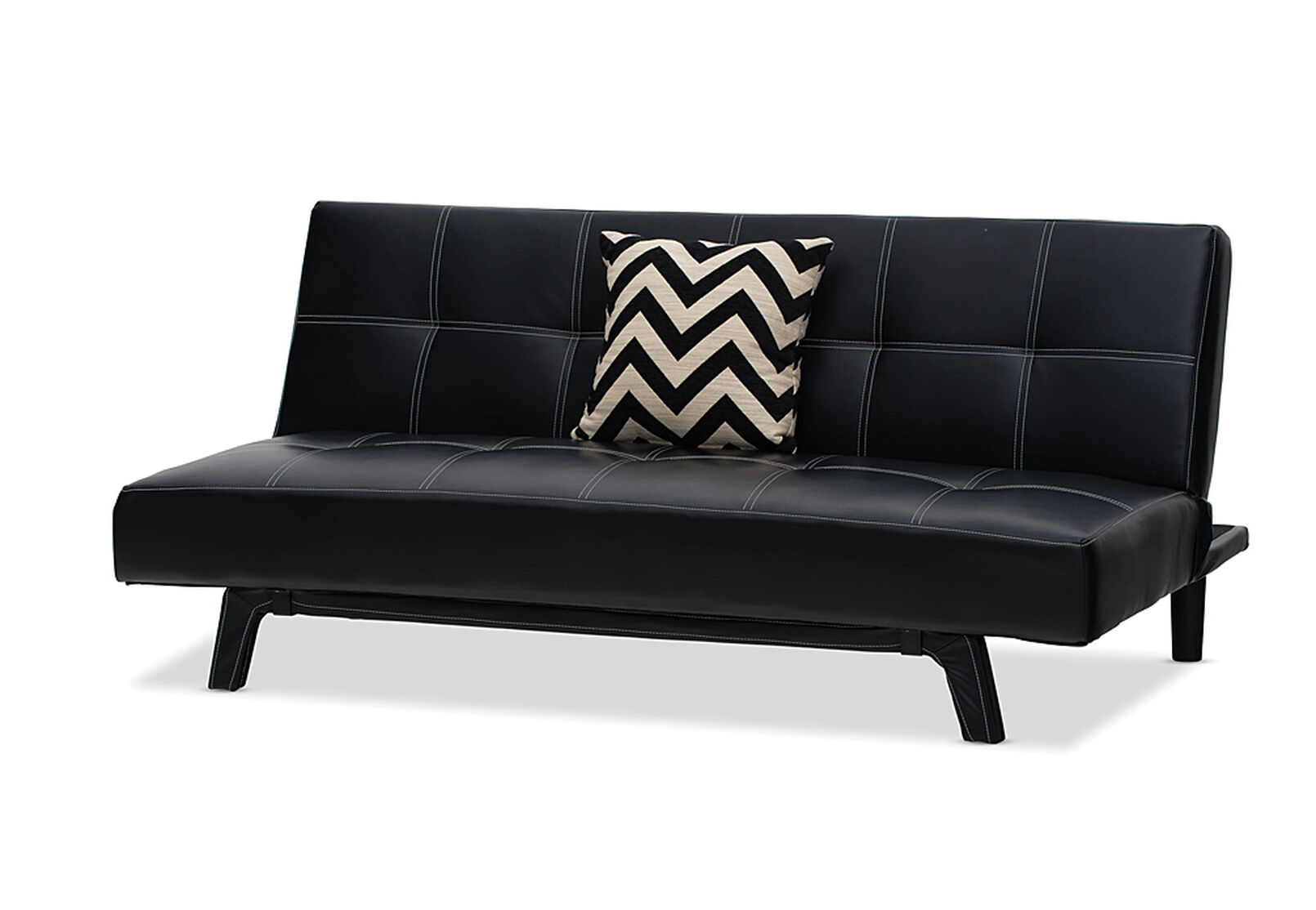 IRIS - Leather-Look Click Clack Sofa Bed IRIS