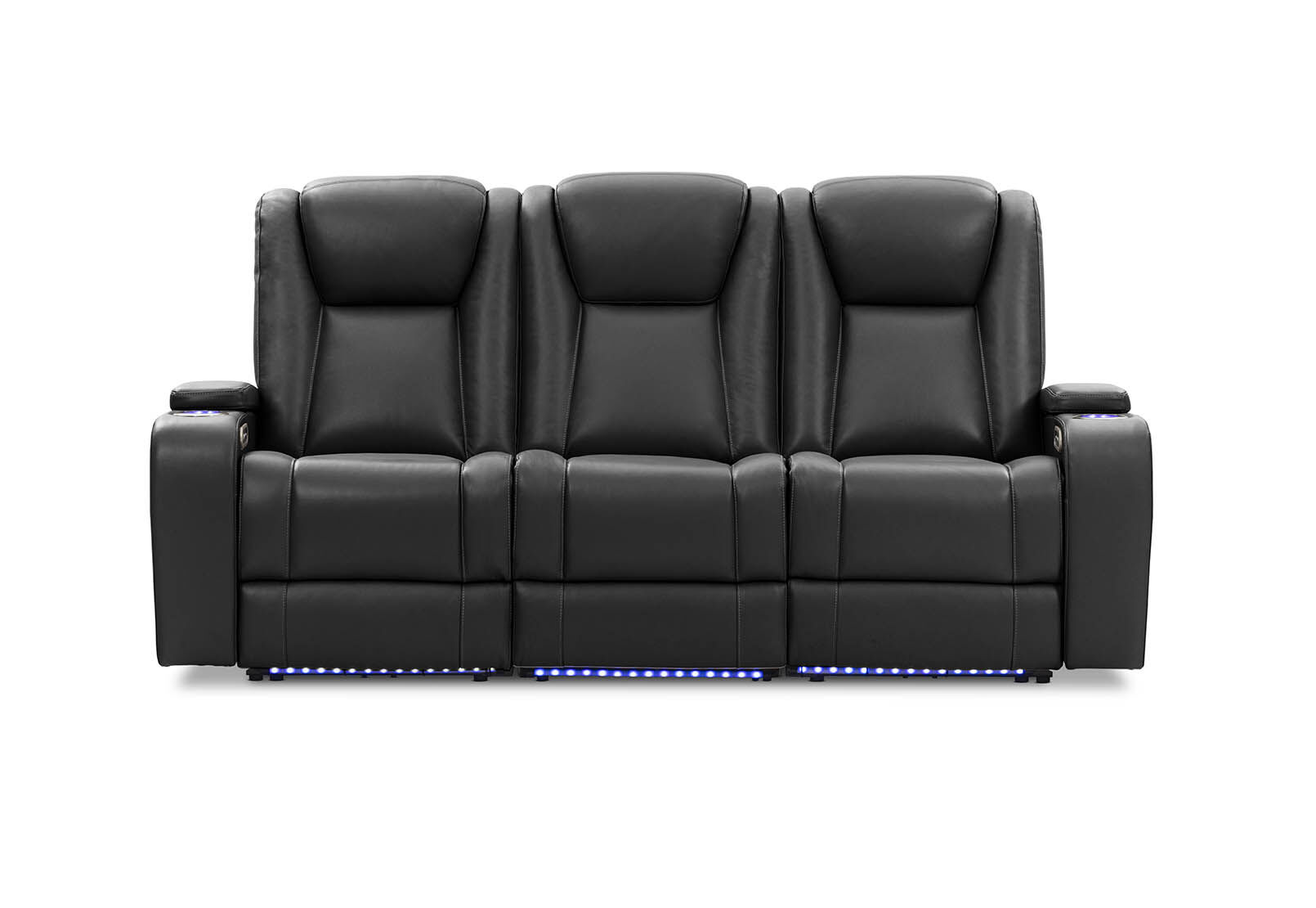 SENTINAL MK2 LEATHER - 3 Seater with 2 Electric Recliners SENTINAL MK2 LEATHER