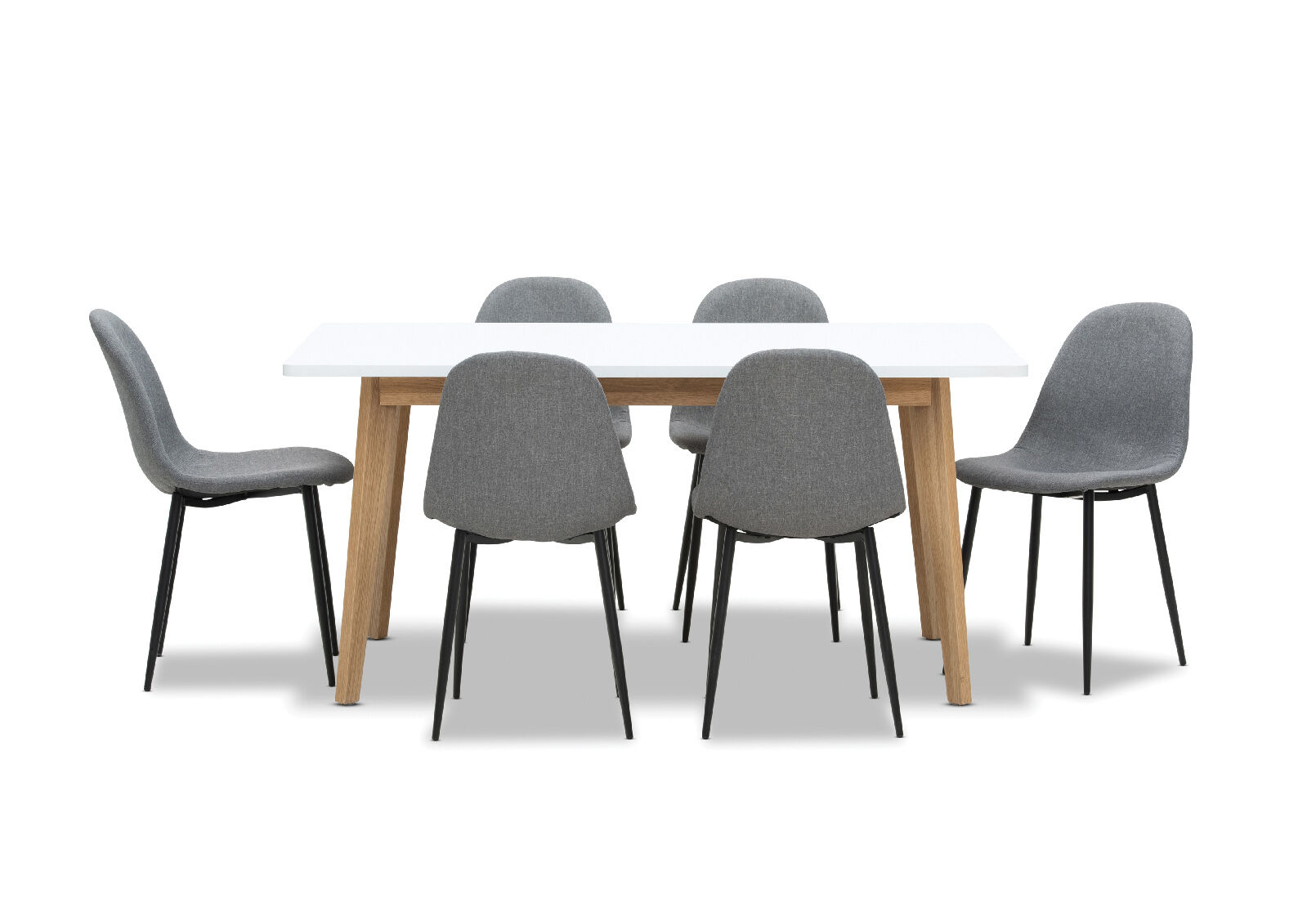 Alyssa 7 Piece Dining Suite With Benji Dining Chairs Amart Furniture