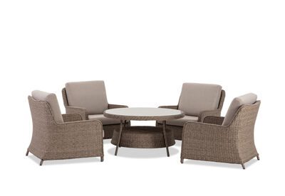 GISELE - 5 Piece Outdoor Dining Setting