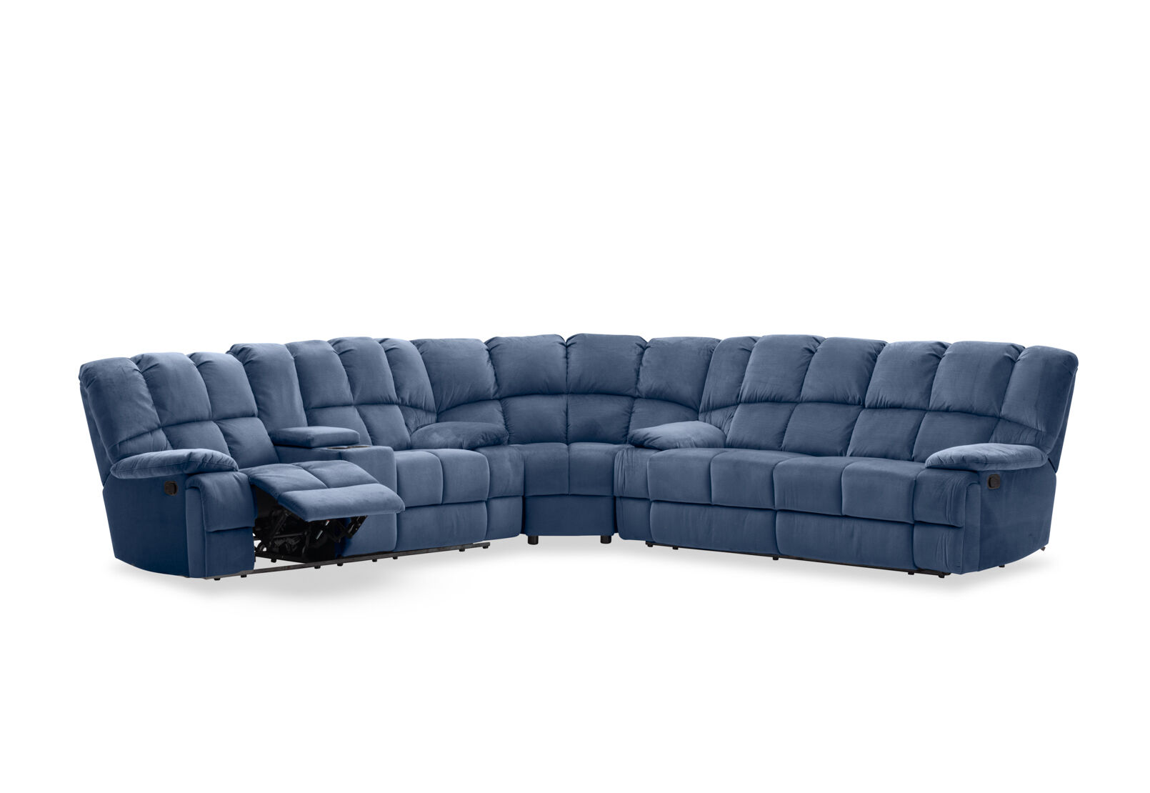 LEBRON FABRIC - Corner with Recliners LEBRON FABRIC