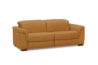 LUCIANO - Leather 2.5 Seater Sofa with 2 Electric Recliners LUCIANO