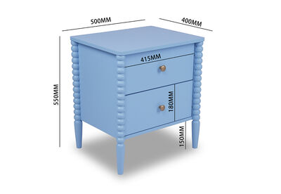 PORDENONE - 2 Drawer Bedside