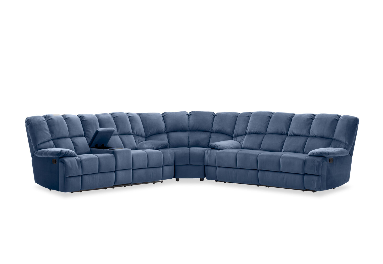 LEBRON FABRIC - Corner with Recliners LEBRON FABRIC
