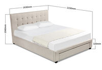 SOUTHAMPTON - Queen Bed with Drawer SOUTHAMPTON