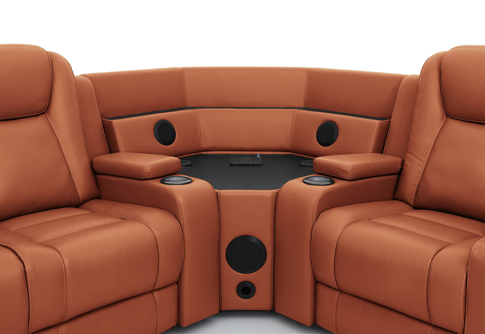 SENTINAL MK2 LEATHER - 5 Piece Corner with RHF Console SENTINAL MK2 LEATHER