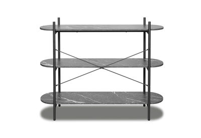 ELGIN - 3 Tier Wide Bookcase