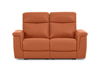 SERGIO LEATHER - 2 Seater with Electric Recliners SERGIO LEATHER