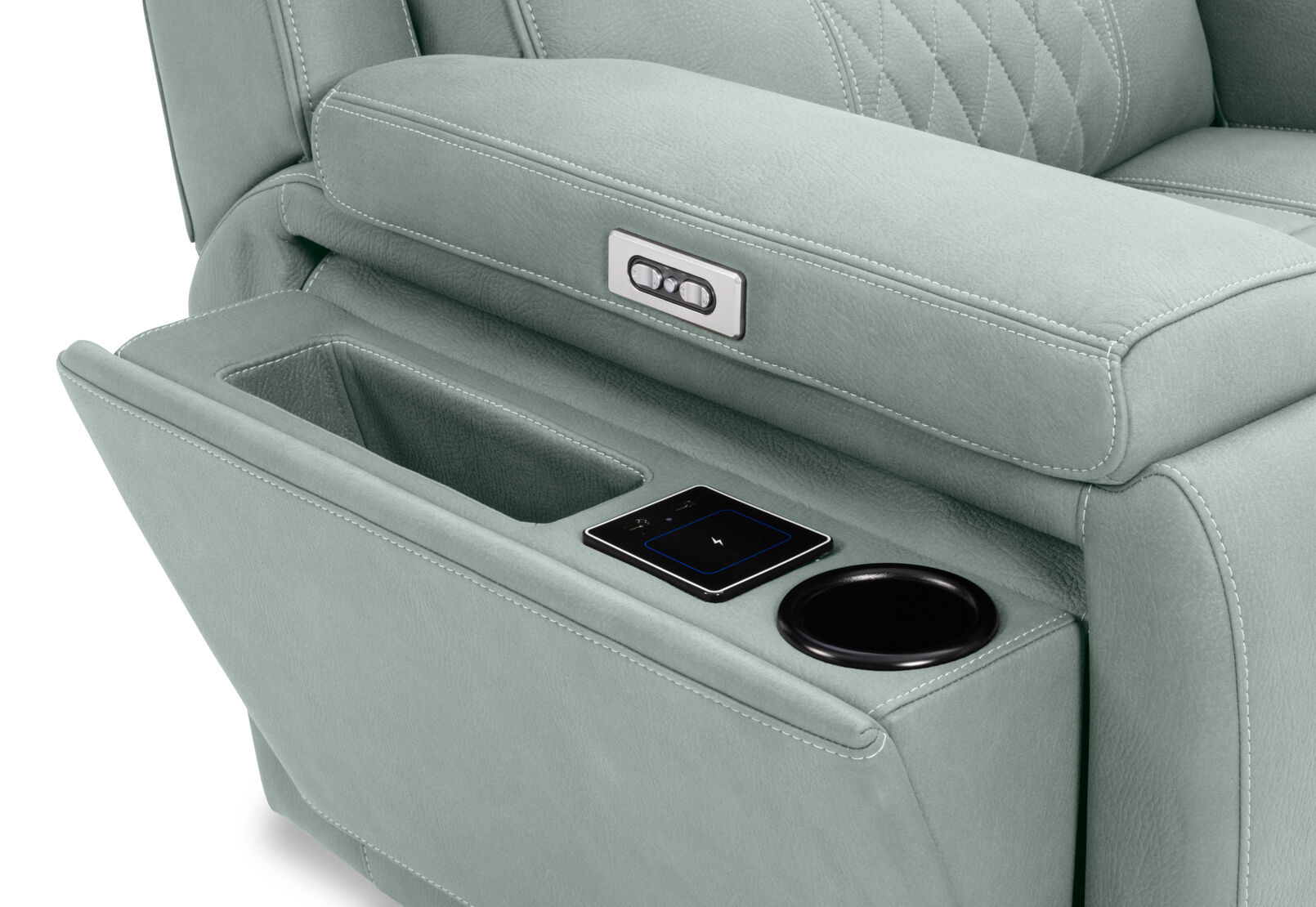 AGASSI FABRIC - Dual Electric Recliner AGASSI FABRIC