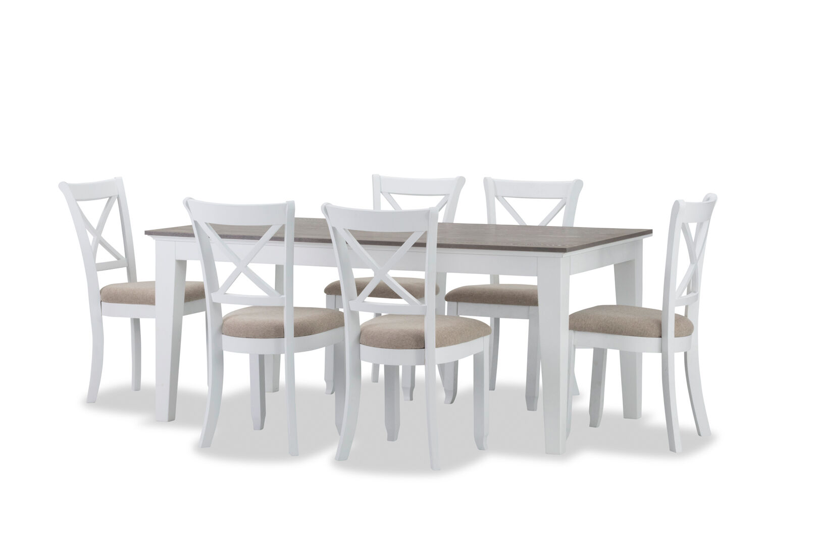 MARSEILLE - 7 Piece Dining Suite with Malu Dining Chairs MARSEILLE