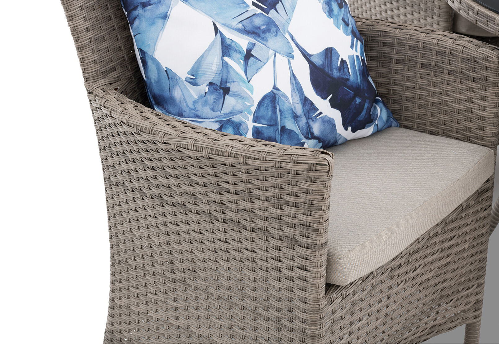 BARBOSA - 5 Piece Round Outdoor Dining Setting. BARBOSA