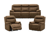SAN MARCO - Fabric 3 Piece Recliner Suite SAN MARCO