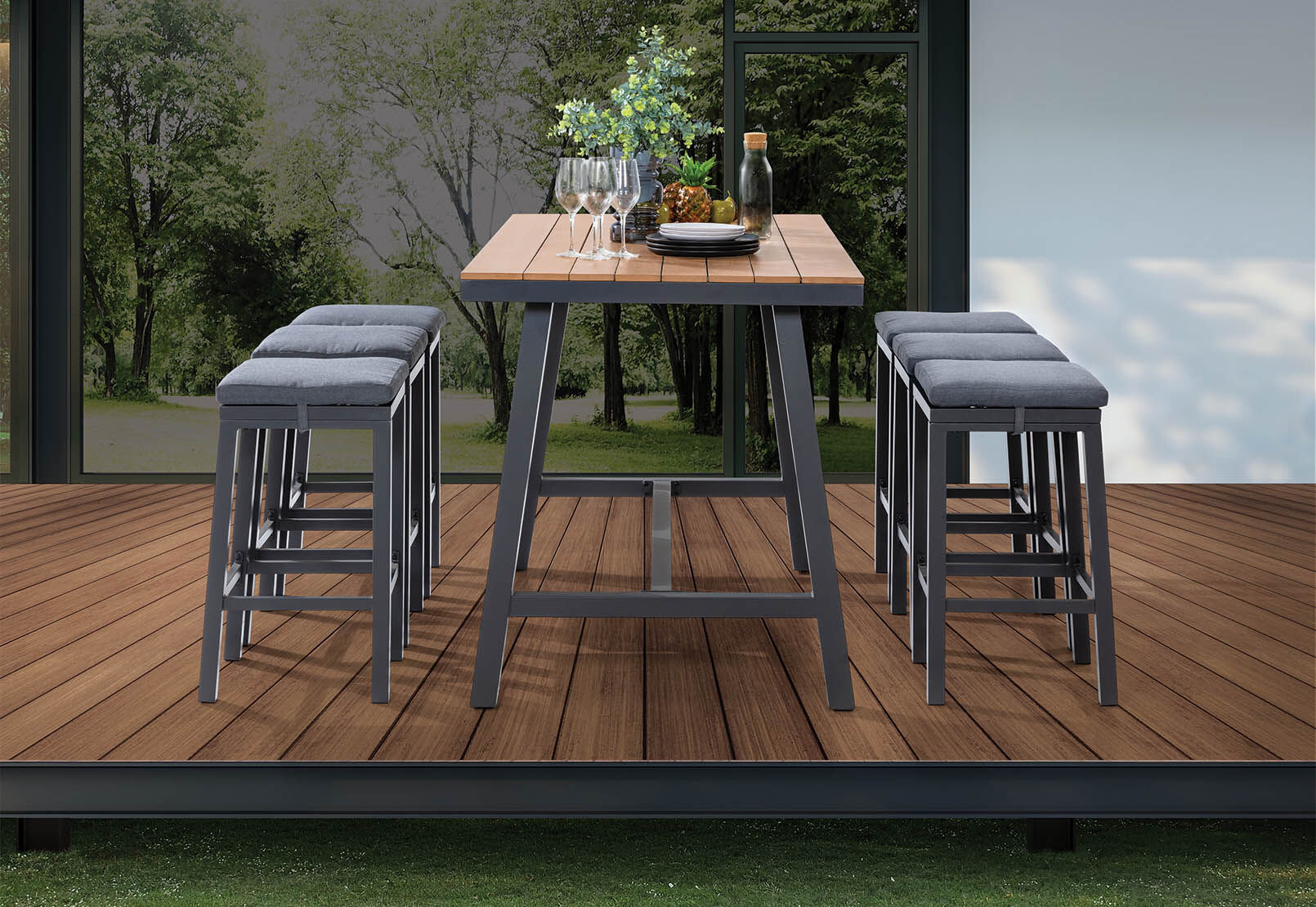 SAN LUCAS - Outdoor Bar Stool SAN LUCAS